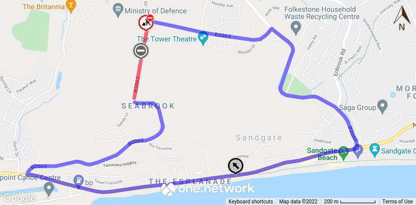 Temporary Road Closure Diversion.