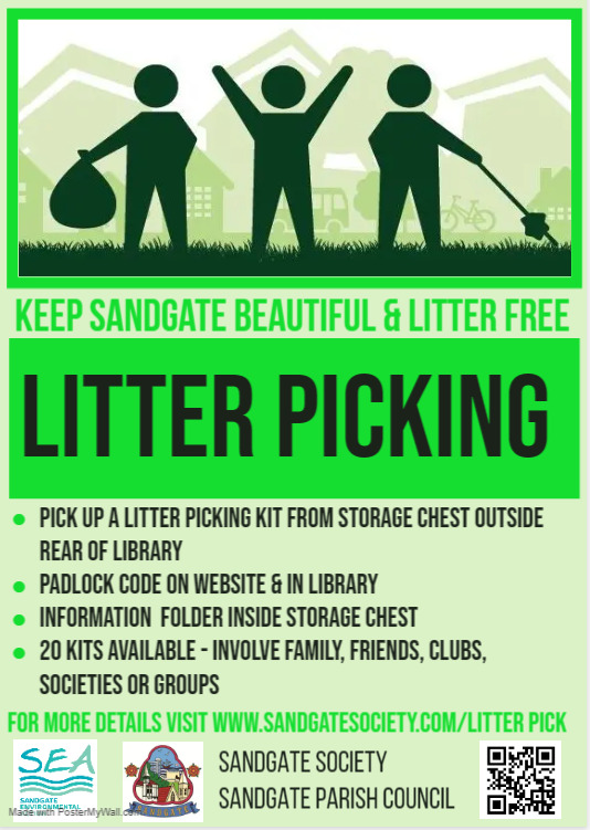 Help keep Sandgate beautiful: Sandgate Litter Picking kits