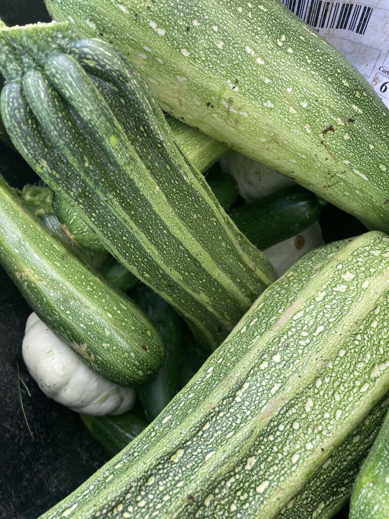 courgettes and marrows