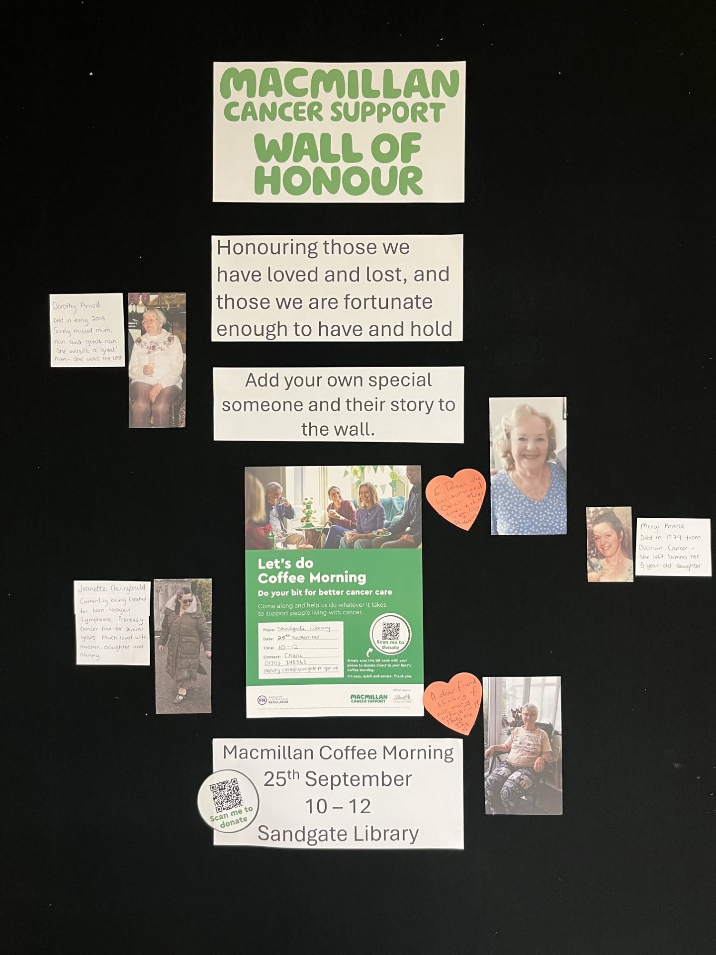 Cancer Wall of Honour